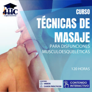 Curso técnicas de masaje para disfunciones musculoesqueléticas 120 Hrs